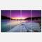 Designart - Sunrise over Frozen Lake - Landscape Canvas Art Print